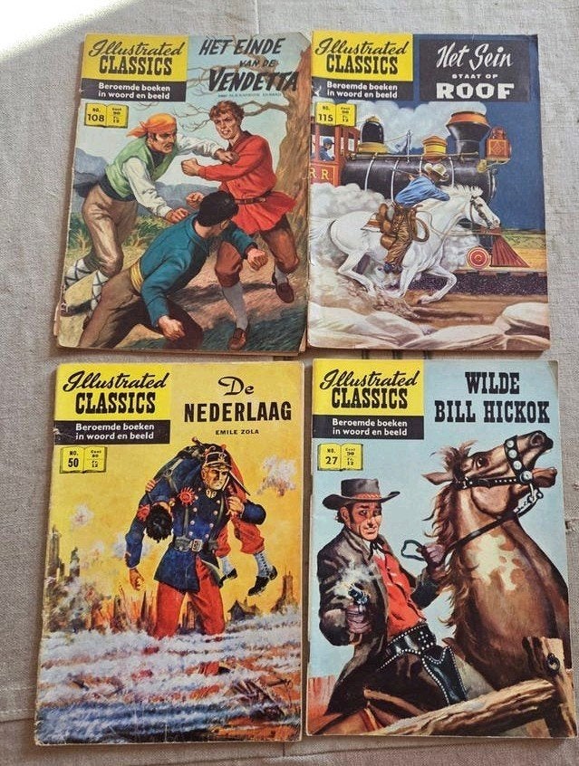 Illustrated classics 4 stuks, Boeken, Meerdere comics, Ophalen of Verzenden, Gelezen, Europa