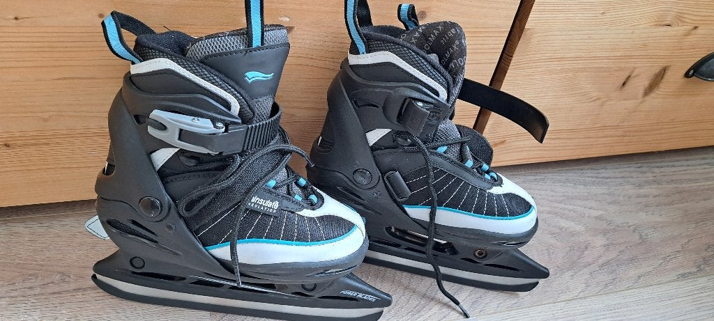 Verstelbare kinder schaatsen ijshockey maat 32-36, Zo goed als nieuw, IJshockeyschaatsen, Ophalen, Overige merken