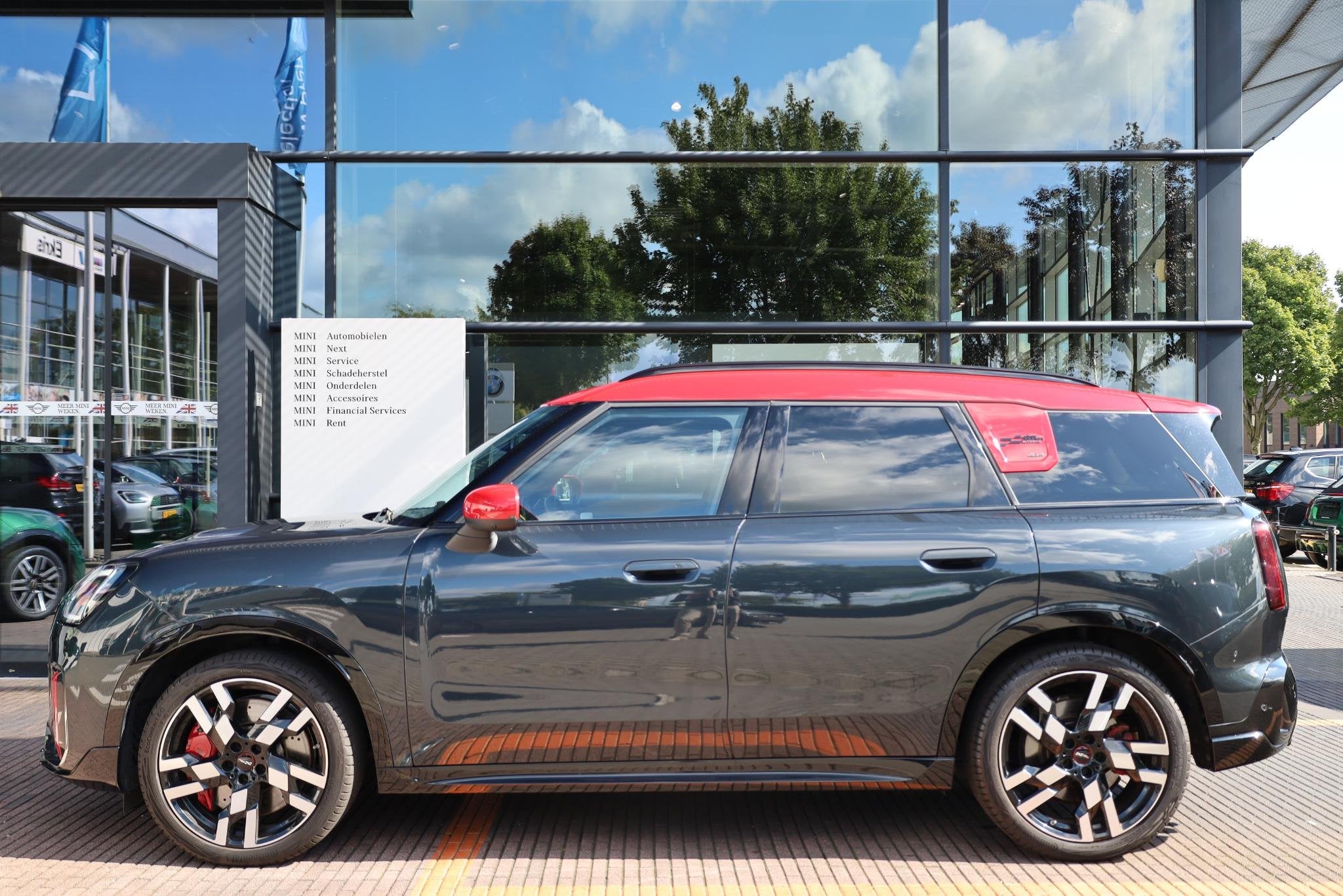 MINI Countryman John Cooper Works ALL4 | Pakket XL, Auto's, 1998 cc, Gebruikt, Met garantie (alle), Leder en Stof
