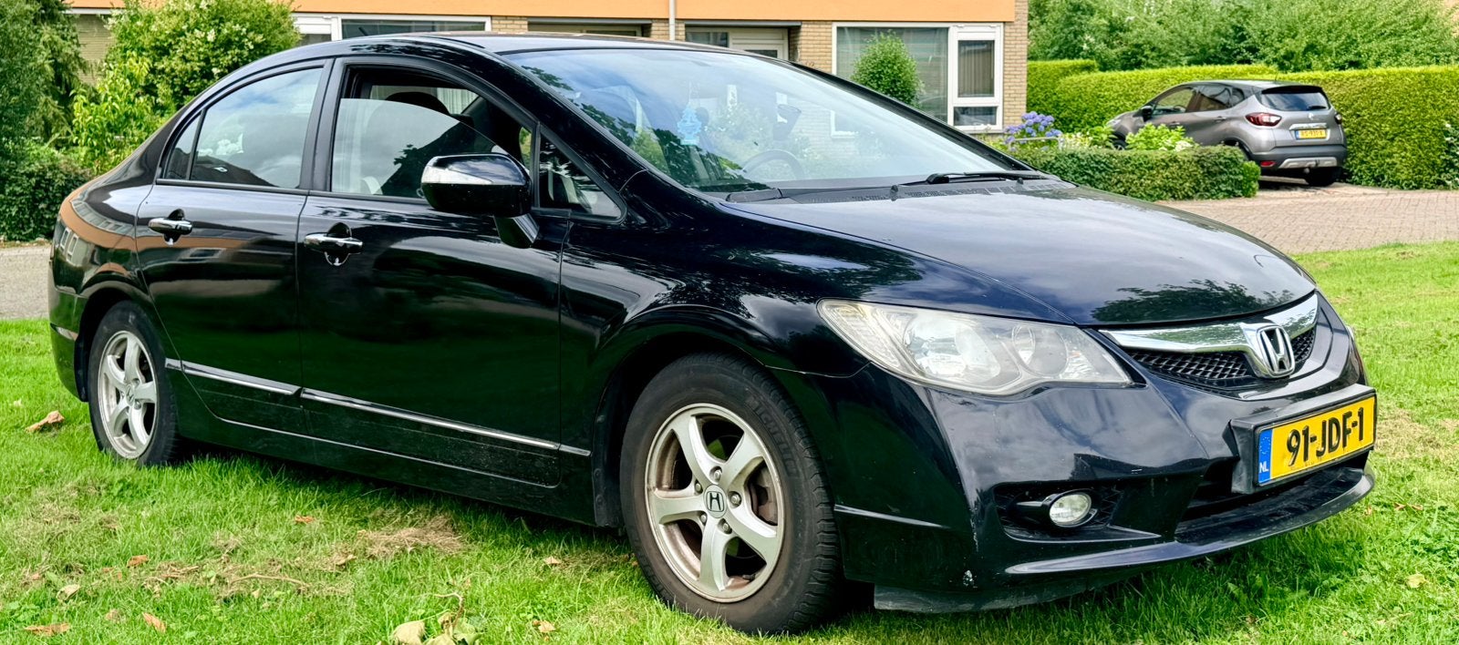 Honda Civic 1.3 Vtec Hybrid 4DR C-tr. 2009 Zwart, Auto's, Honda, Zwart, Origineel Nederlands, Bedrijf, Hybride Elektrisch/Benzine