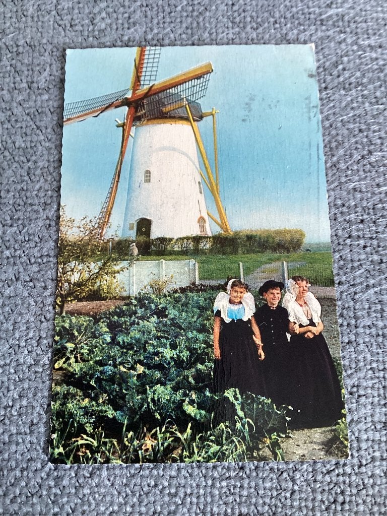 Biggekerke.  Molen, Verzenden, 1960 tot 1980, Gelopen, Zeeland