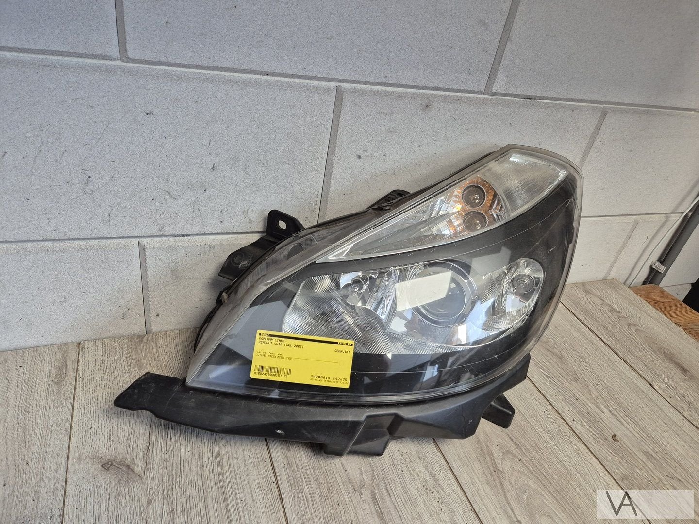 Renault Clio 3 2005 - 2009 koplamp links met lens 8200261610, Gebruikt, -, Renault, -