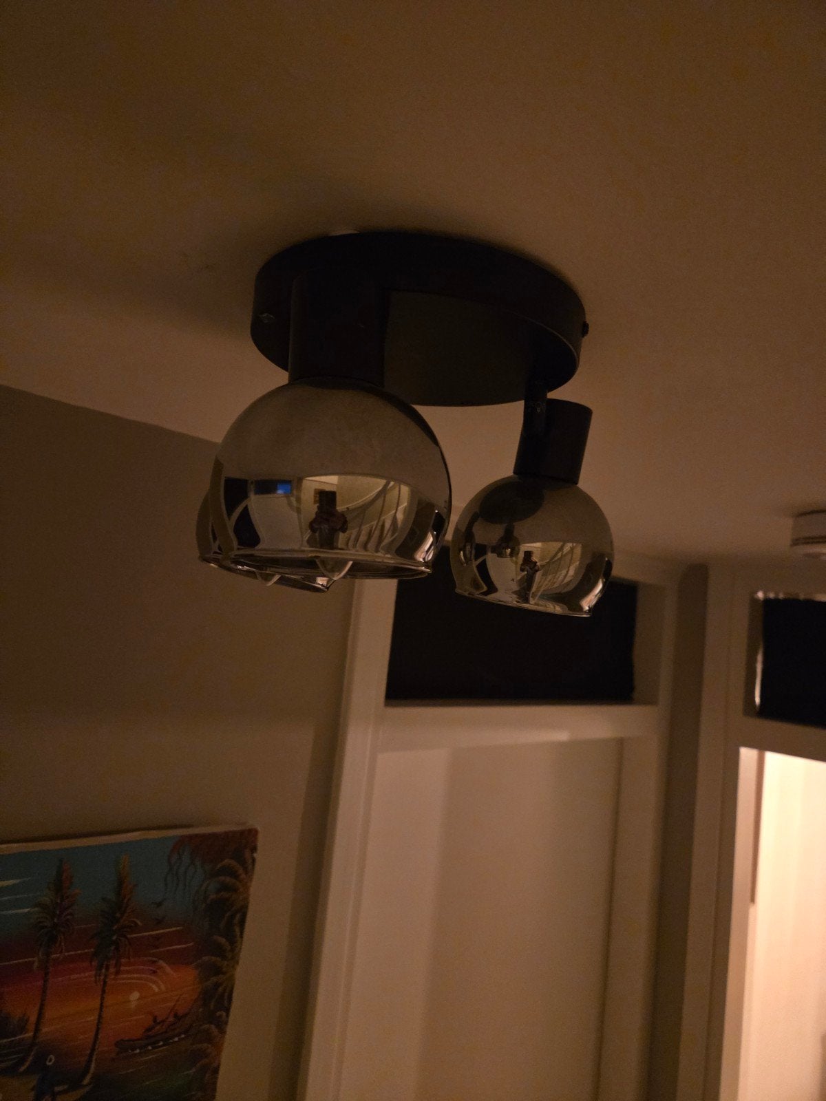 Nieuwe QAZQA Vidro SL 3 Black Round plafondlamp, Ophalen of Verzenden, Nieuw, Glas, Modern