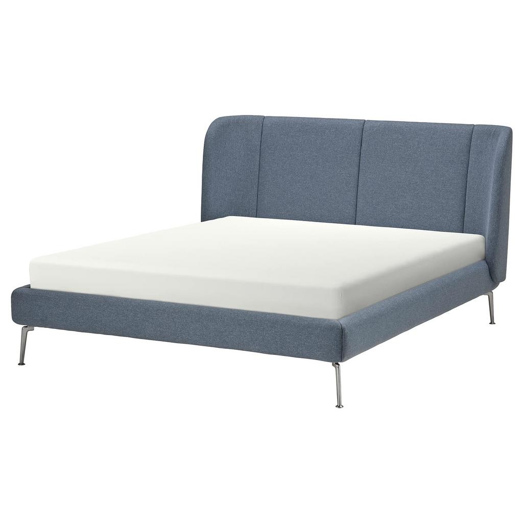 Tufjord ikea bed 180 x 200, Ophalen, Gebruikt, Blauw, Tweepersoons