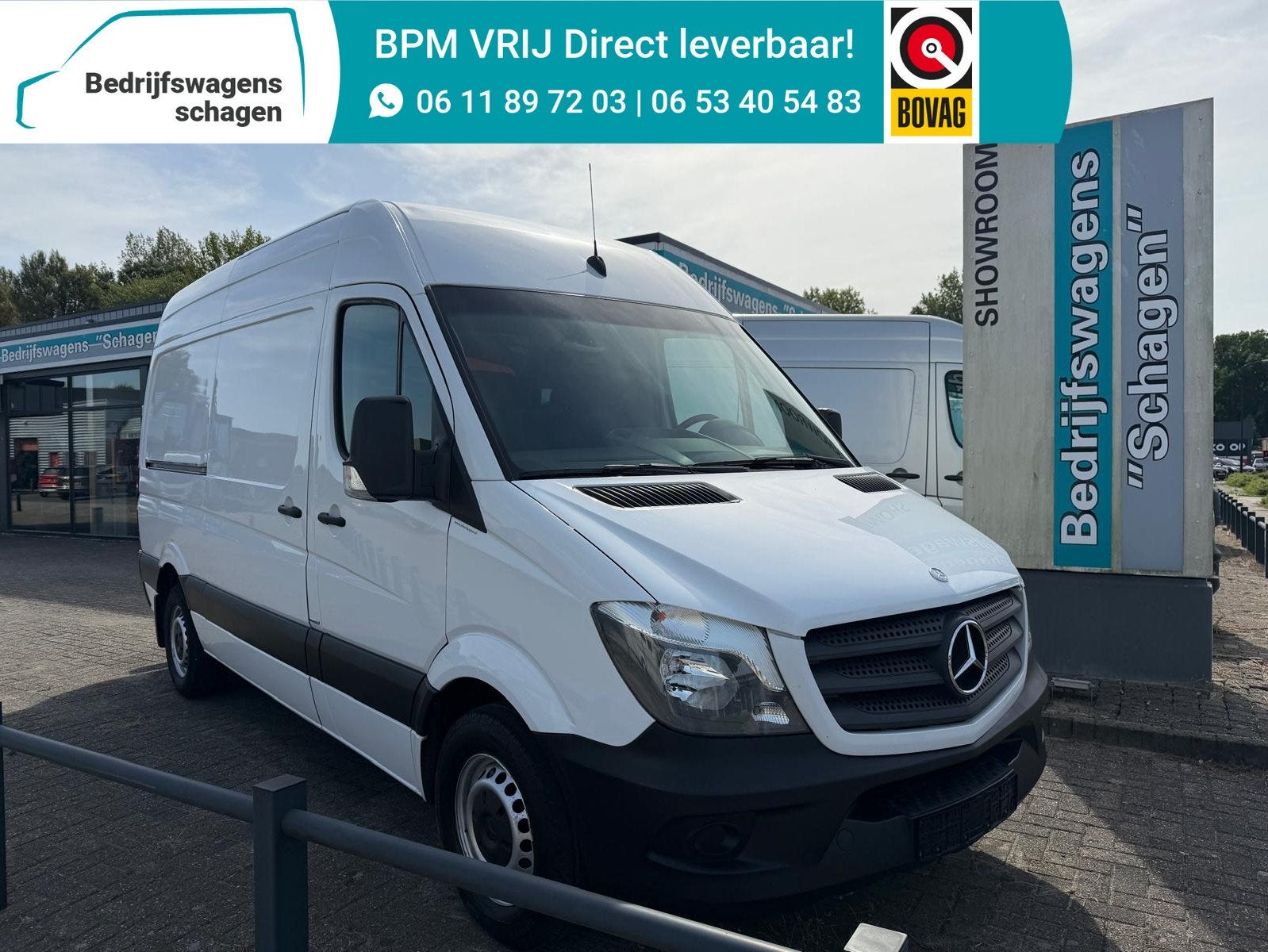 Mercedes-Benz Sprinter 319 CDI V6 L2H2 Euro 6 | 3.5T Trekhaa, Automaat, Dealer onderhouden, Gebruikt, Euro 6