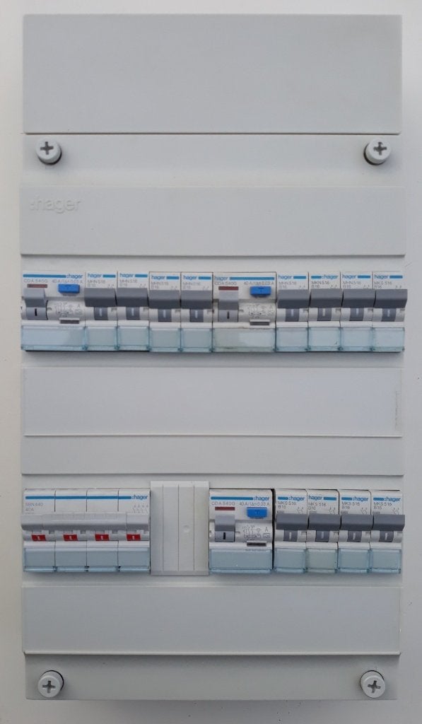 Eaton Holec 12groep 1Fase meterkast stoppenkast groepenkast, Doe-het-zelf en Verbouw, Elektra en Kabels, Ophalen of Verzenden