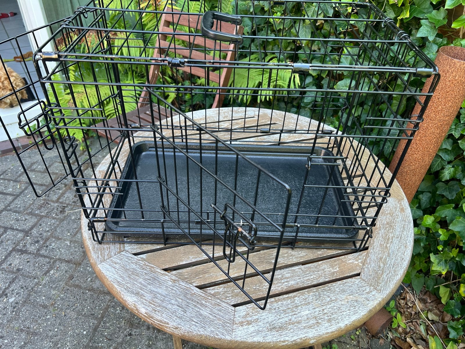 Bench voor kleine hond 56x32x40, Dieren en Toebehoren, Ophalen, Gebruikt