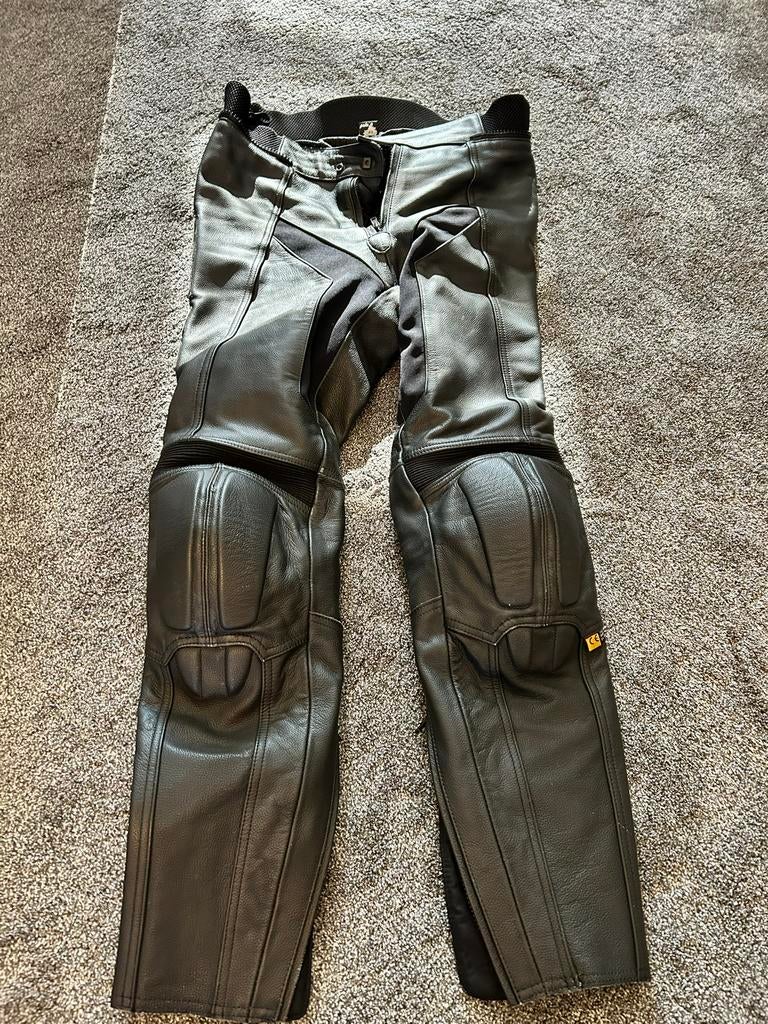Leren motor broek van FLM, Ophalen of Verzenden, Tweedehands, Broek | leer