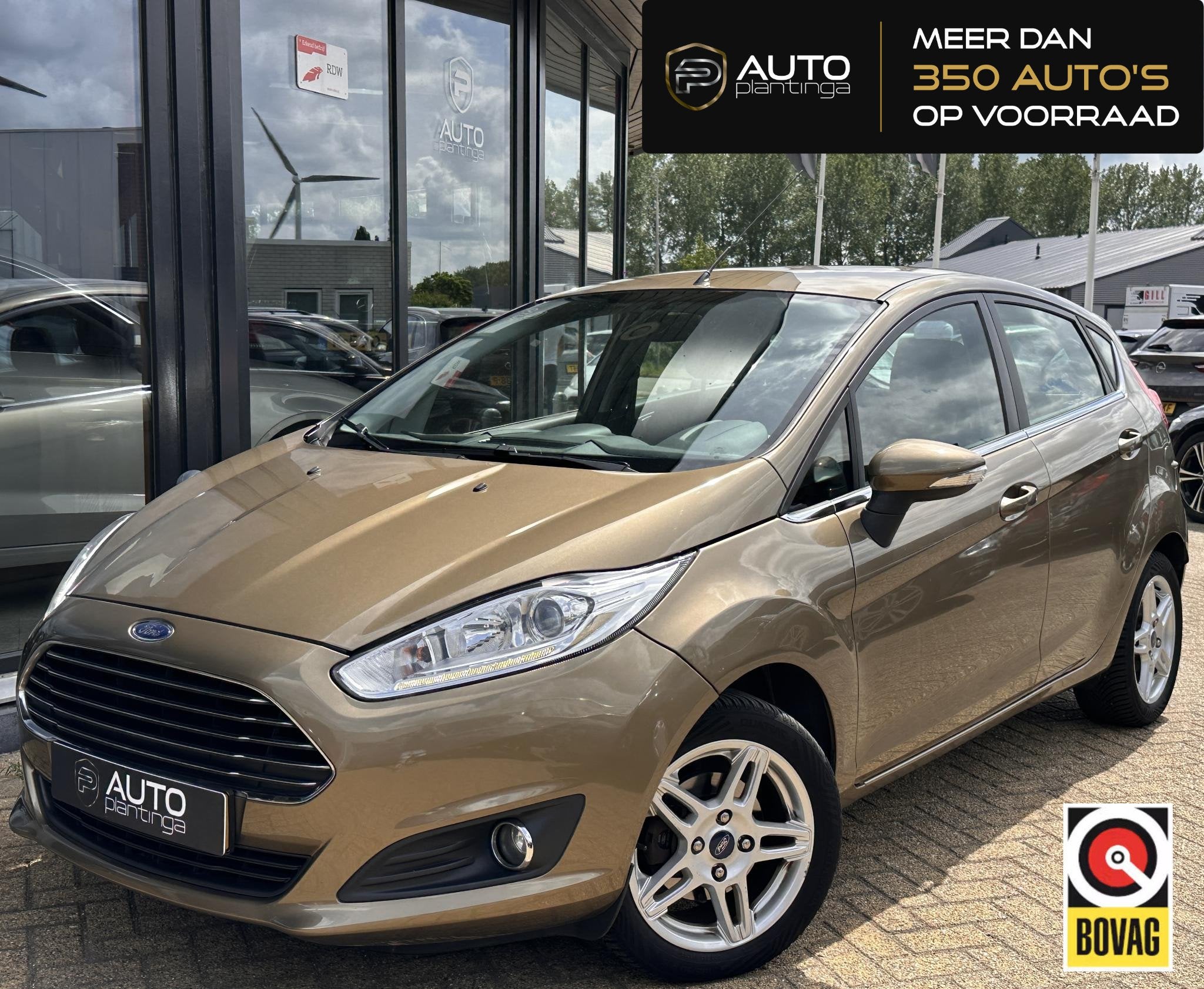 Ford Fiesta 1.0 EcoBoost Titanium 101PK | Van de Ford Dealer, Auto's, Voorwielaandrijving, Euro 6, Bruin, Handgeschakeld