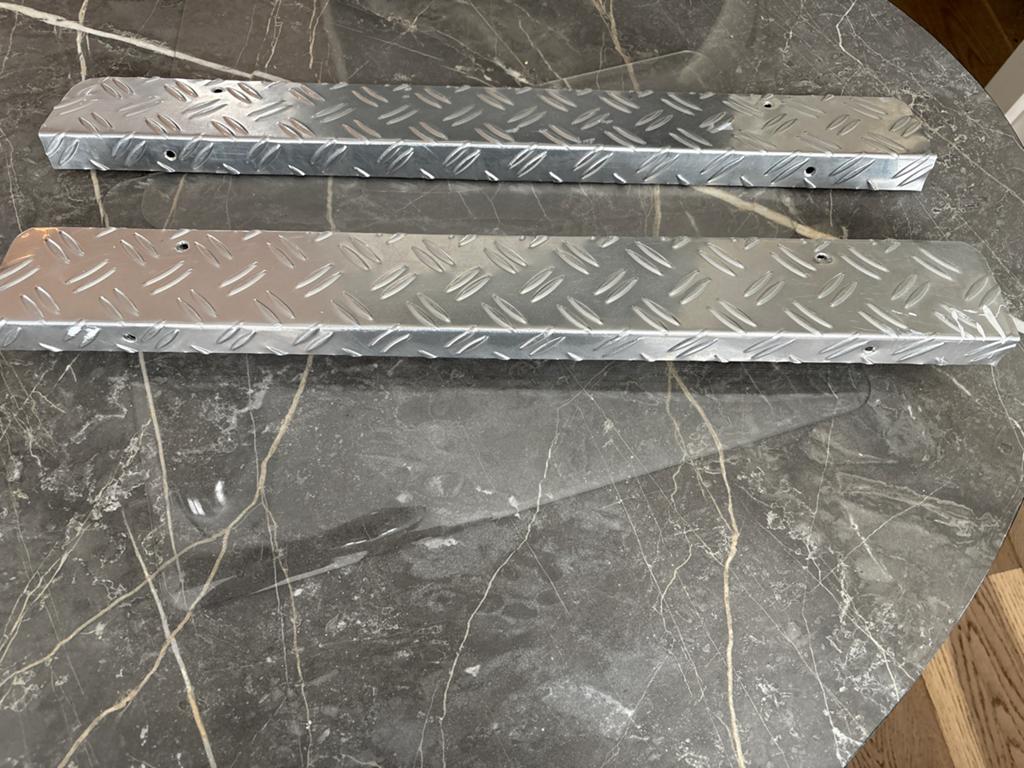 Aluminium Traanplaat voor op traptreden, Doe-het-zelf en Verbouw, Metalen, Ophalen, Gebruikt
