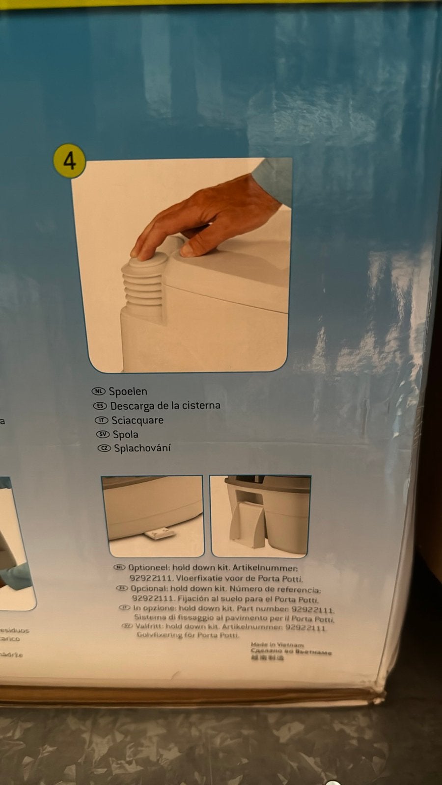 Thetford Porta Potti 165 Draagbaar Toilet Nieuw in Doos, Ophalen of Verzenden, Nieuw