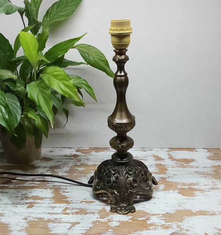Bronzen lampenvoet, Antiek en Kunst, Ophalen of Verzenden
