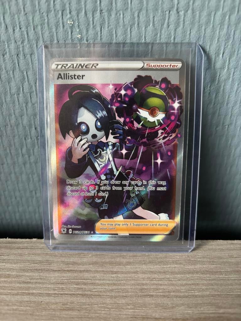 Allister Trainer Supporter - Pokémon Kaart (Foil), Verzenden, Zo goed als nieuw, Losse kaart, Foil