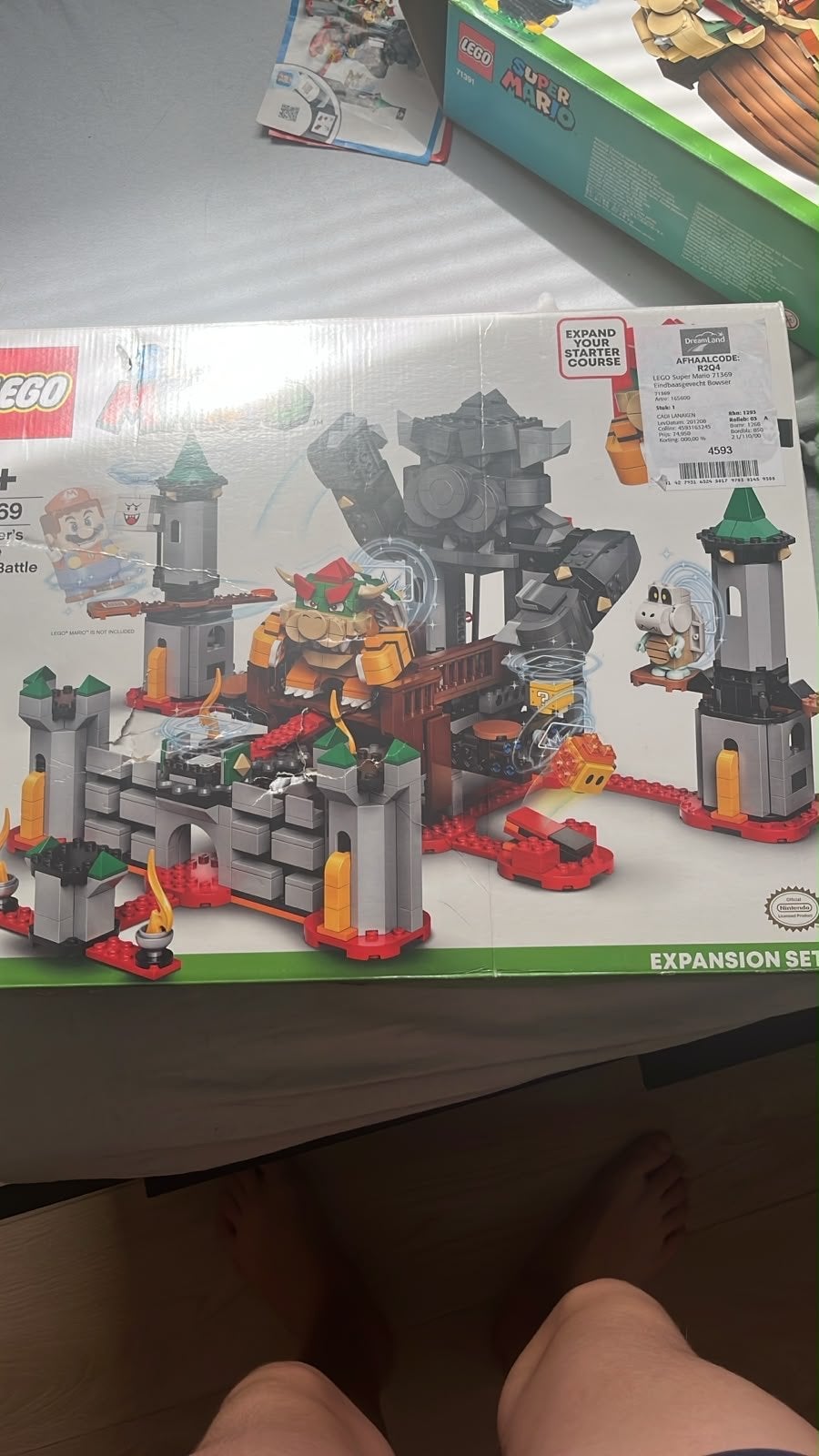 Lego Super Mario 71369 Bowser's Kasteel Baasgevecht, Kinderen en Baby's, Speelgoed | Duplo en Lego, Ophalen, Overige thema's, Lego