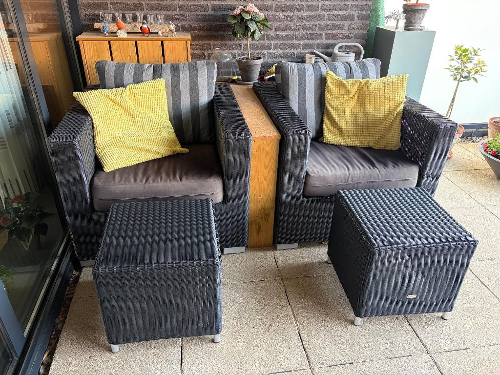 2 lounge fauteuils merk Life, Gebruikt, Loungeset, Wicker, Stoel