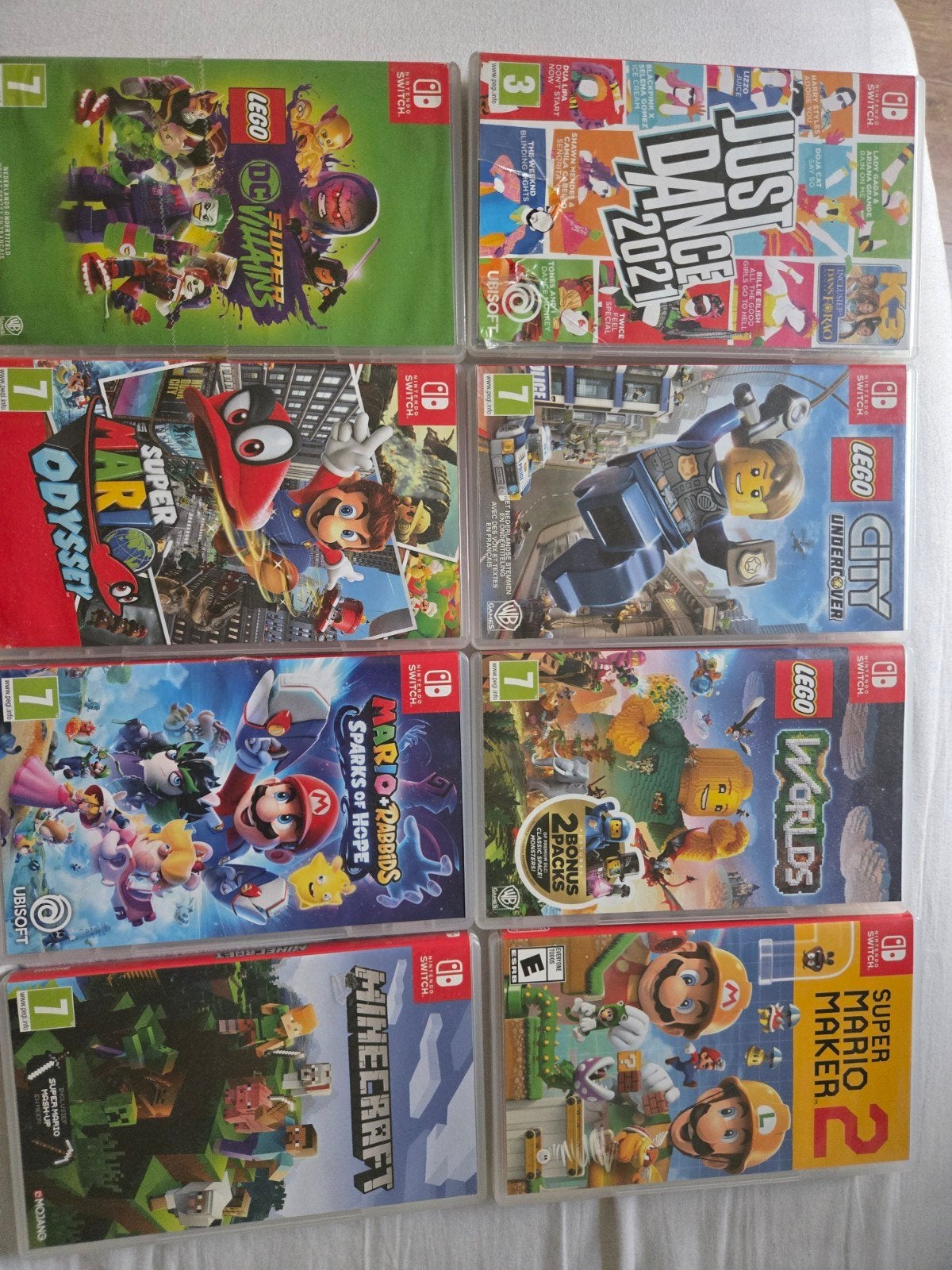 8 Nintendo Switch games in nette staat, Avontuur en Actie, 1 speler, Ophalen of Verzenden, Zo goed als nieuw