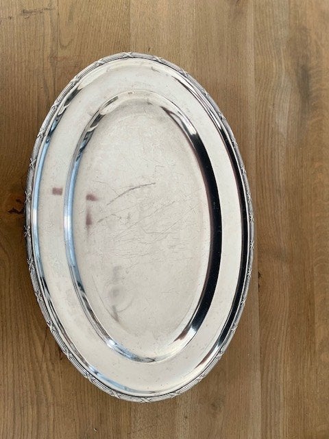 Opdienschalen zilver plated, Ophalen, Overige materialen, Gebruikt, Overige merken