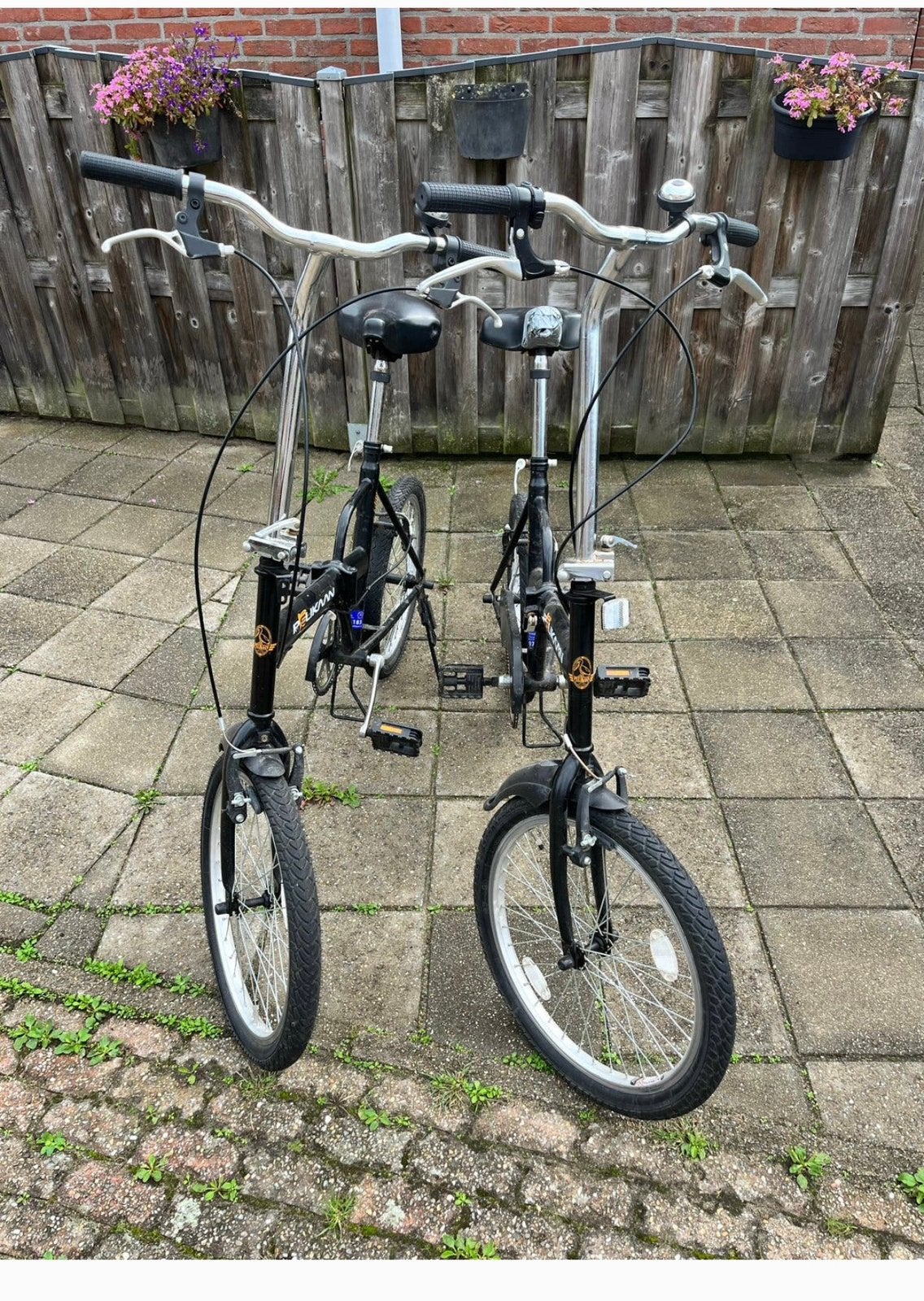 2x pelikaan opvouwbare fietsen ideaal voor vamping, Gebruikt, Ophalen of Verzenden, Dames, Trommelrem