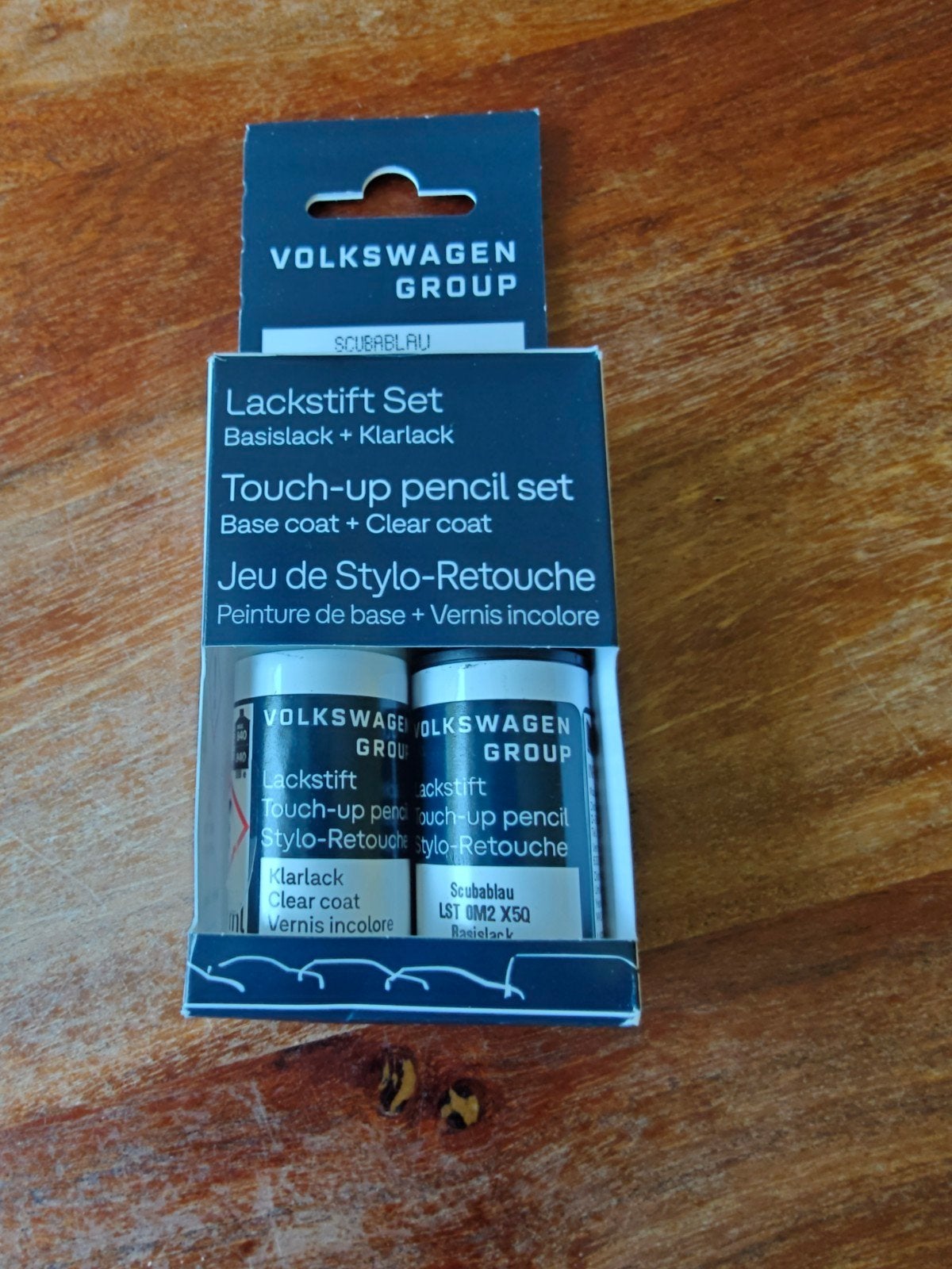 Volkswagen Group Scubablau Lakstift Set, Auto diversen, Auto-accessoires, Ophalen of Verzenden, Nieuw