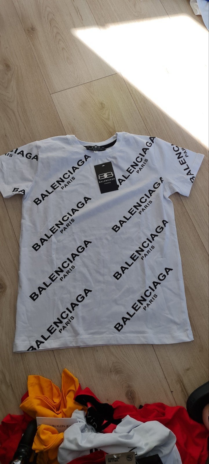 Balenciaga T-shirt wit met logo - Maat S, Wit, Nieuw, Ophalen of Verzenden, Balenciaga