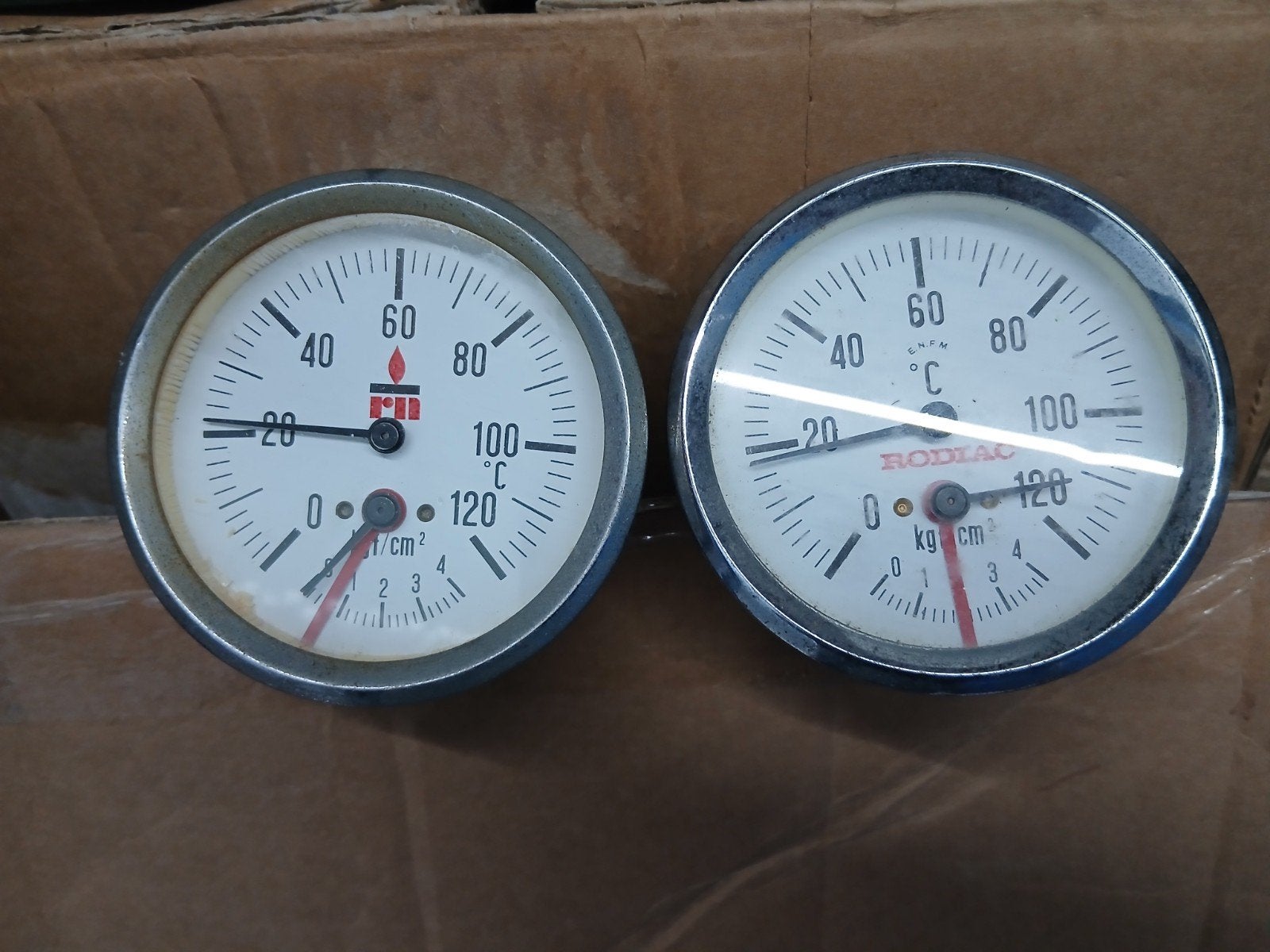 Manometer temperatuur- en druksensor, Ophalen of Verzenden, Gebruikt, Temperatuur