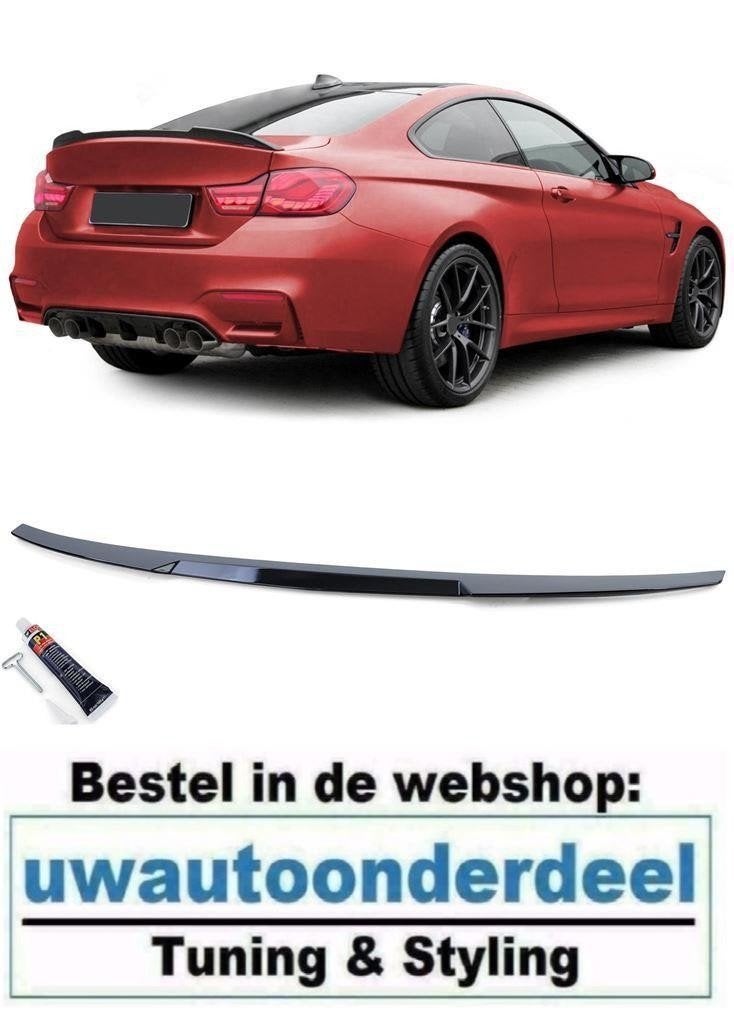 Achterklep Spoiler Cap Voor Bmw 4 Serie F32 Coupe Zwart