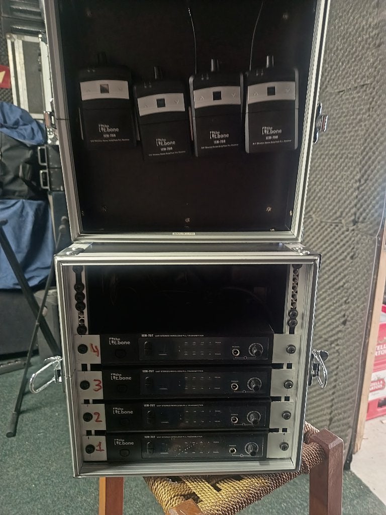 Wireless UHF in-ear systeem, Ophalen, Zo goed als nieuw, Overige typen, Draadloos