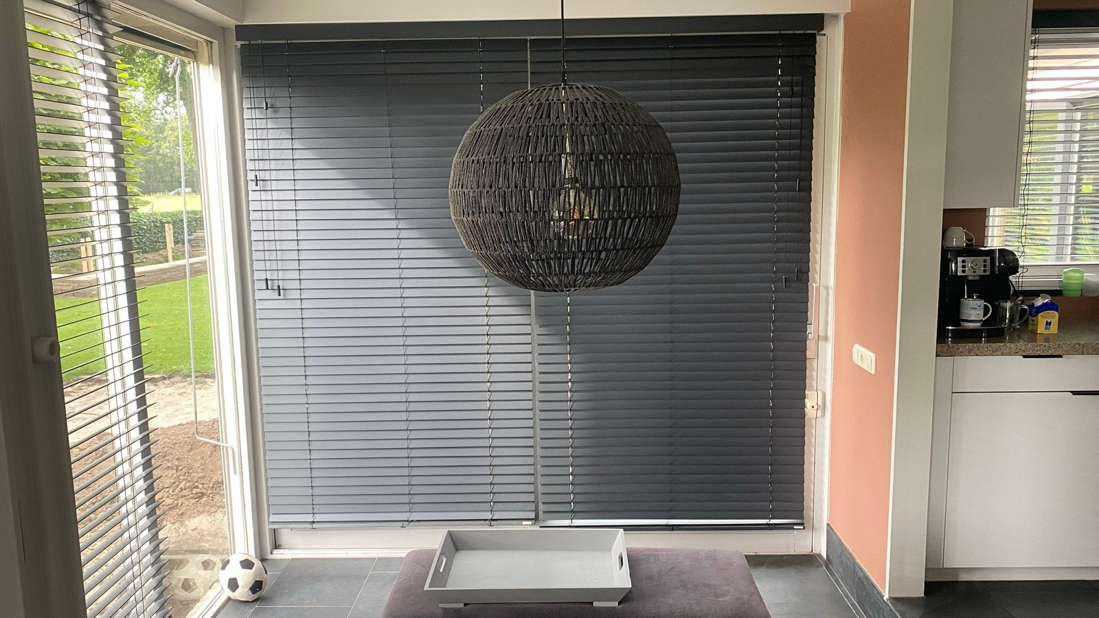 Set van 2 jaloezieën, zwart, diverse breedtes, lengte 239 cm, Ophalen, Gebruikt, Zwart, Jaloezie