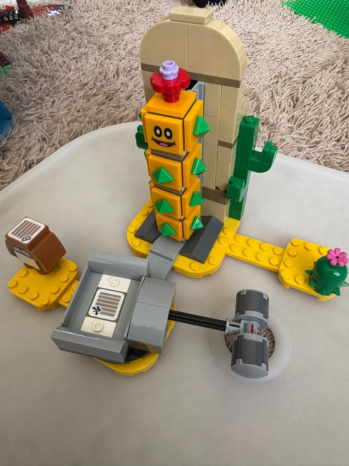 LEGO Super Mario 71363 Desert Pokey – compleet, Ophalen of Verzenden, Zo goed als nieuw