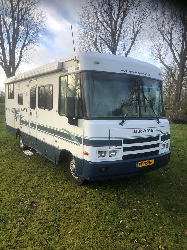 Winnebago USA integraal supercamper full option!, Chemisch toilet, Ringverwarming, Luifel, 7 tot 8 meter