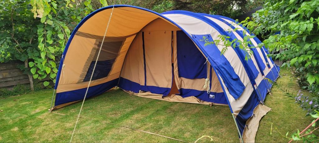 Grote en ruime tent 5 personen Vrijbuiter, Ophalen, Gebruikt, Tot en met 5