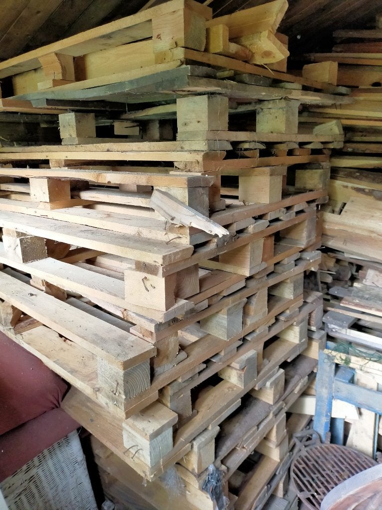 pallets, Doe-het-zelf en Verbouw, Hout en Planken, Ophalen of Verzenden, Zo goed als nieuw, Pallet, Minder dan 200 cm