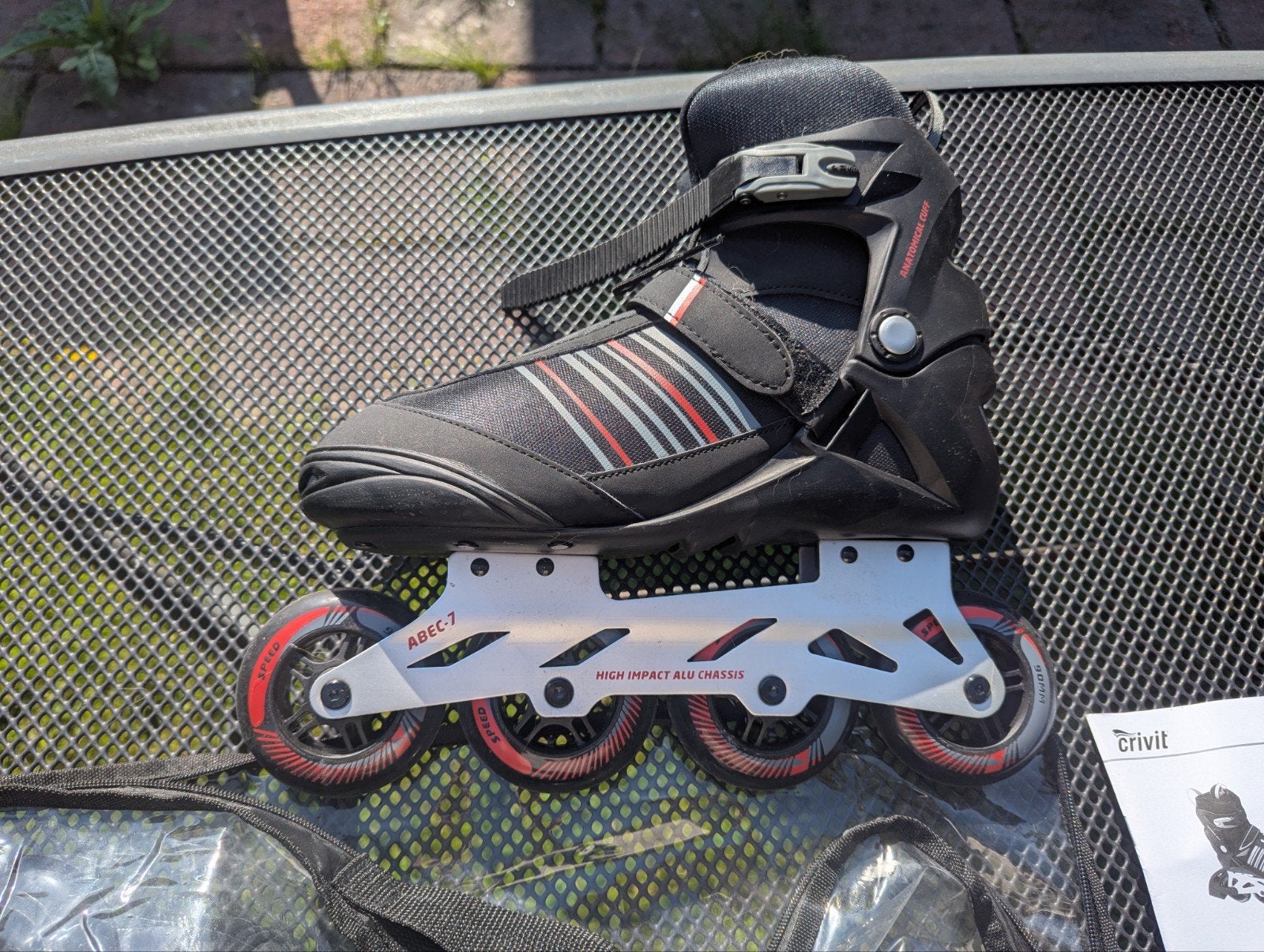 Inline rolschaatsen  - Maat 44, Sport en Fitness, Dames, Ophalen of Verzenden, Zo goed als nieuw, Inline skates 4 wielen