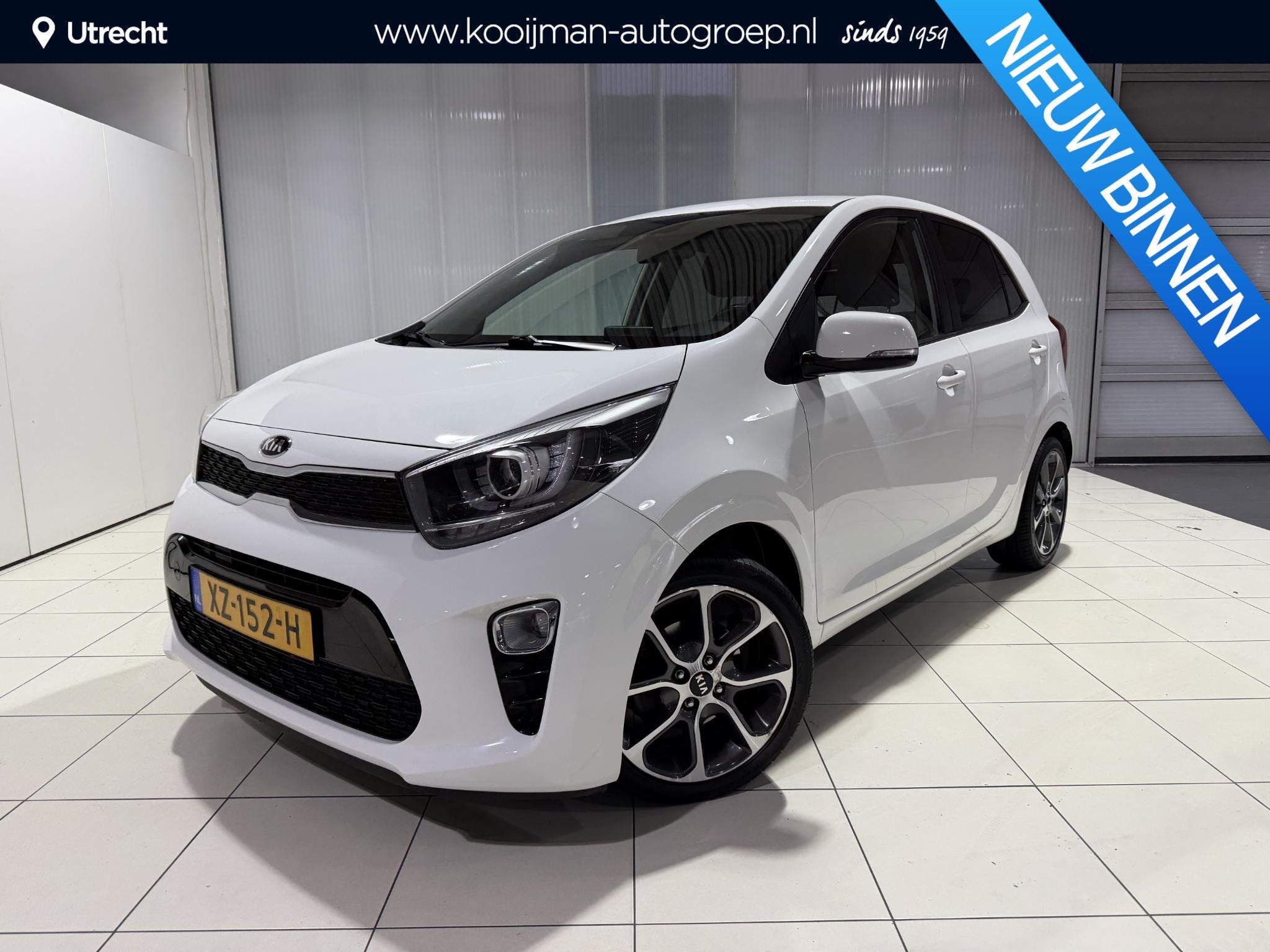 Kia Picanto 1.0 CVVT Design Edition Apple Carplay/Android Au, Auto's, Voorwielaandrijving, Stof, Gebruikt, 4 stoelen