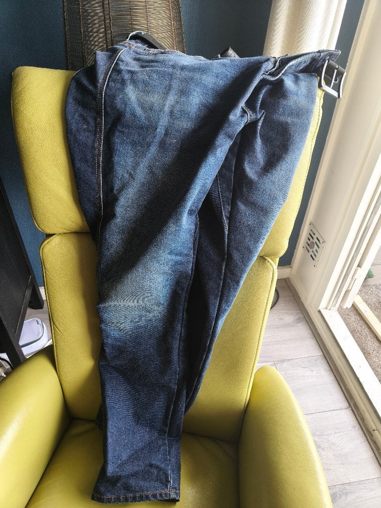 Motorbroek van spijkerstof, Revit REV’IT, Heren, Ophalen of Verzenden, Broek | textiel