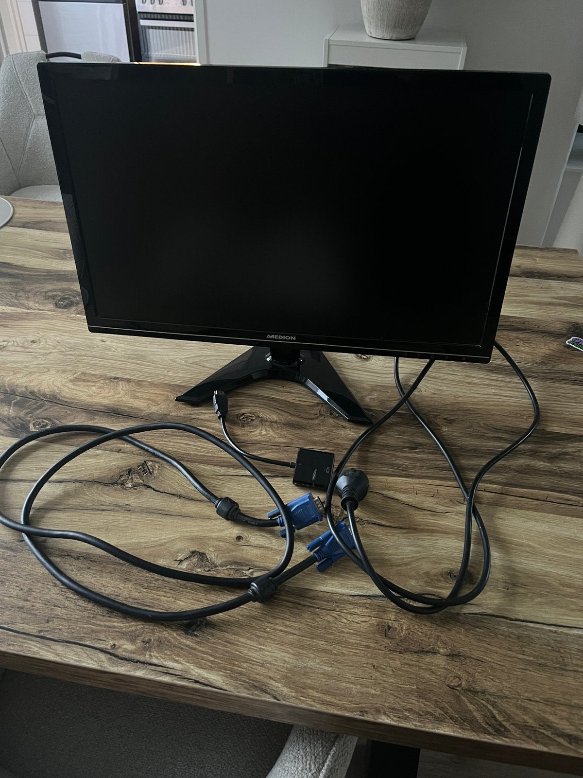 Medion scherm incl HDMI kabel, Computers en Software, Ophalen, Gebruikt, HDMI