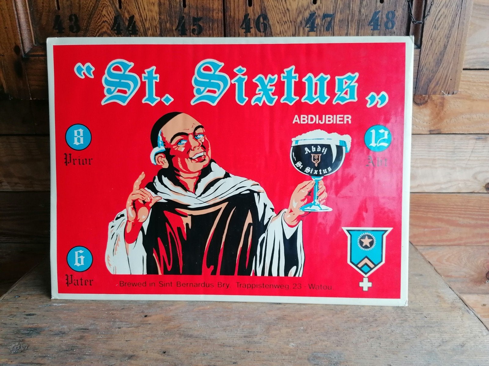 Oudere reklame Sint Sixtus(Westvleteren)., Verzamelen, Ophalen of Verzenden, Overige merken