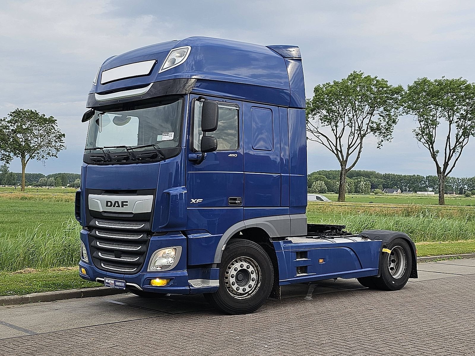 DAF XF 480, Auto's, Vrachtwagens, Automaat, Euro 6, Blauw, Bedrijf
