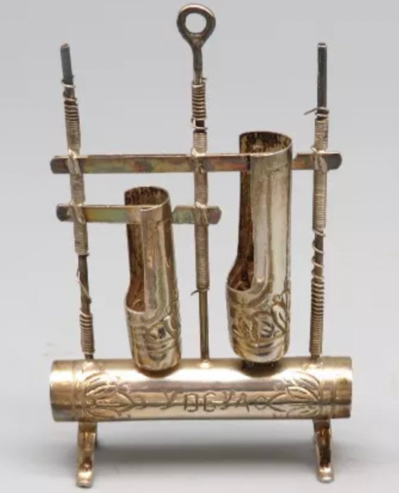 Djokja  Yogja  muziek instrument  925 zilver  Indonesië, Verzenden, Zilver