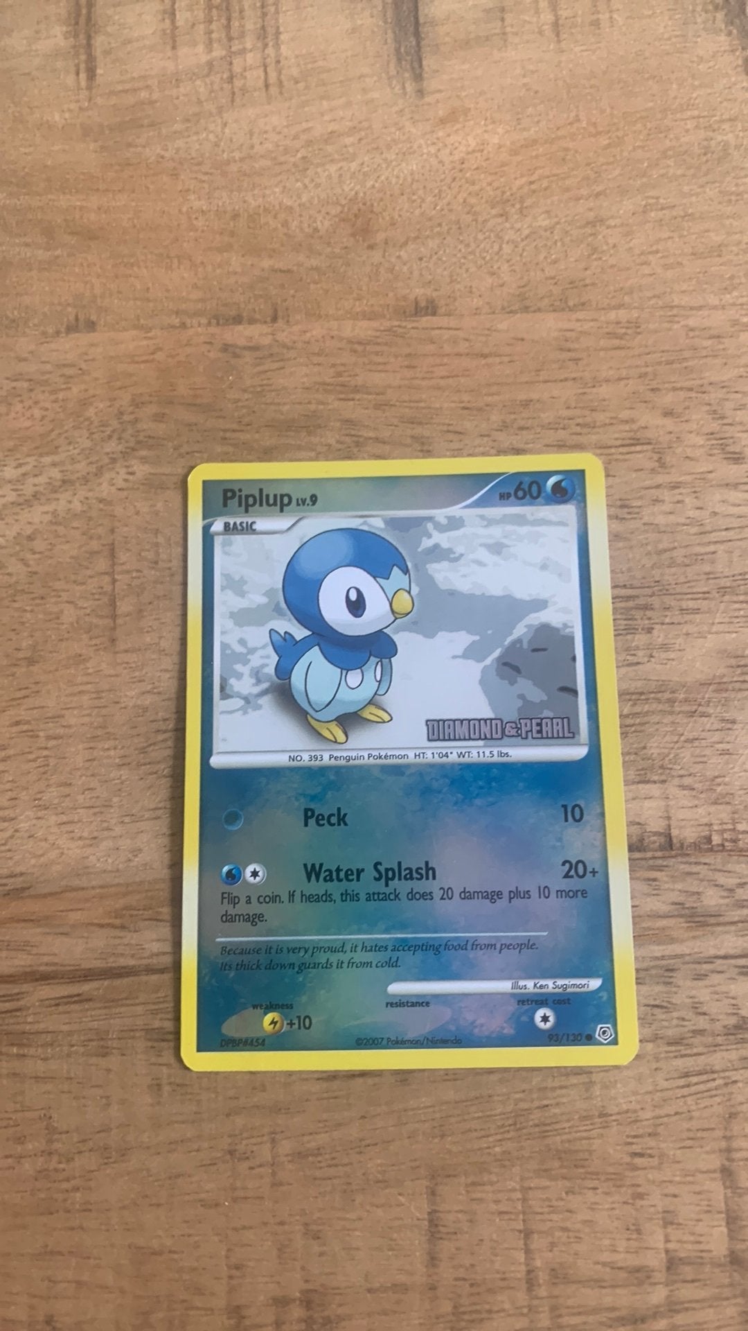 Piplup 93/130, Ophalen of Verzenden, Zo goed als nieuw
