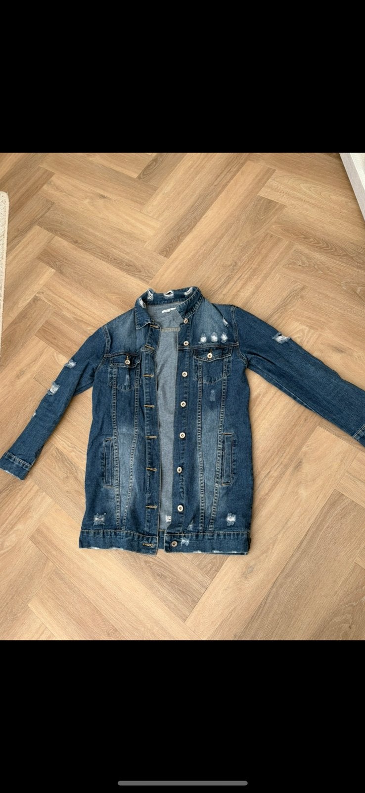 Spijkerjas, Kleding | Dames, Verzenden, Zo goed als nieuw, Maat 38/40 (M), Blauw