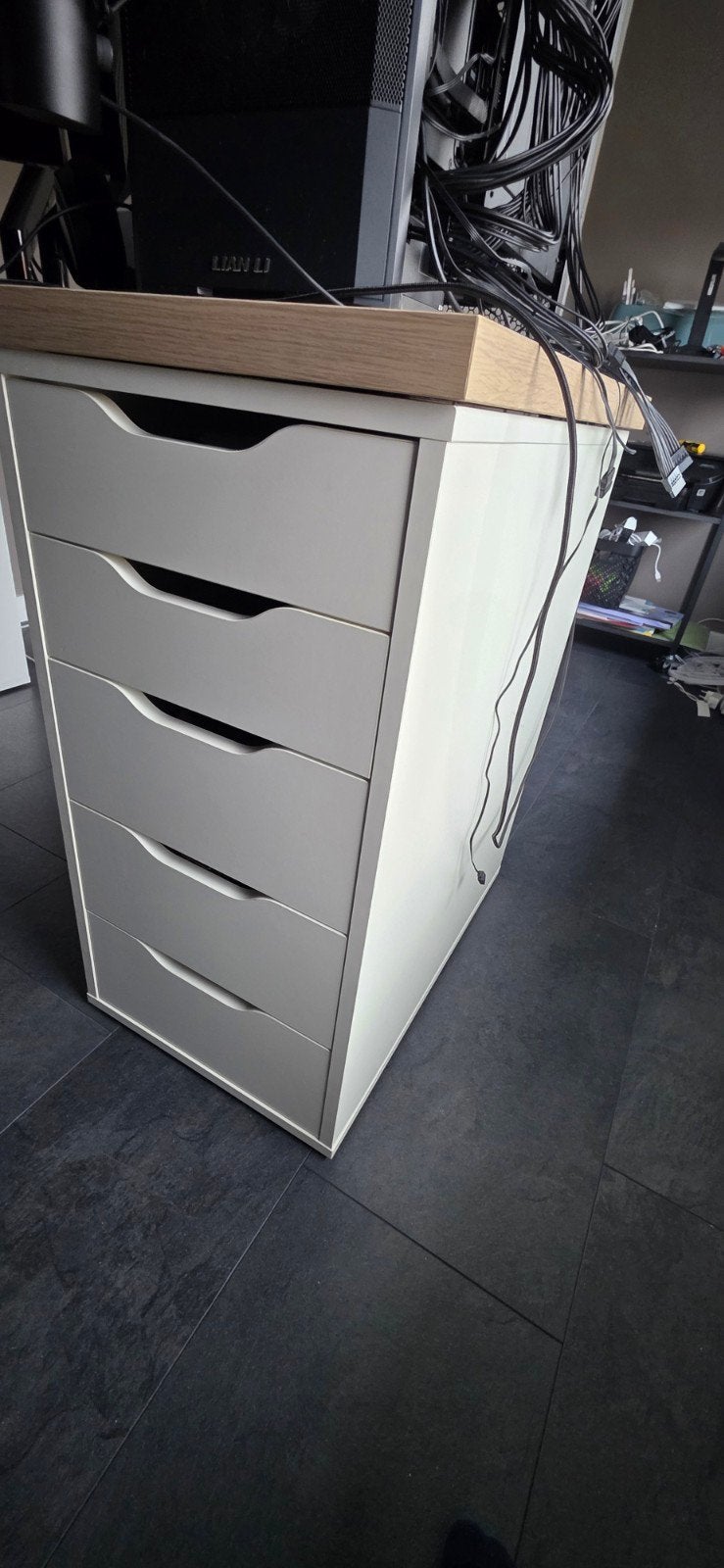 IKEA Bureau (mag ook zonder blad), Ophalen, Met lades, Gebruikt, Spaanplaat of MDF