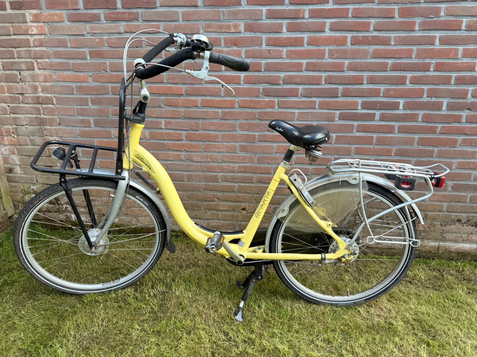 Sparta Amazone moederfiets, Fietsen en Brommers, Fietsen | Dames | Moederfietsen, Ophalen, Sparta, Gebruikt, Dubbele standaard
