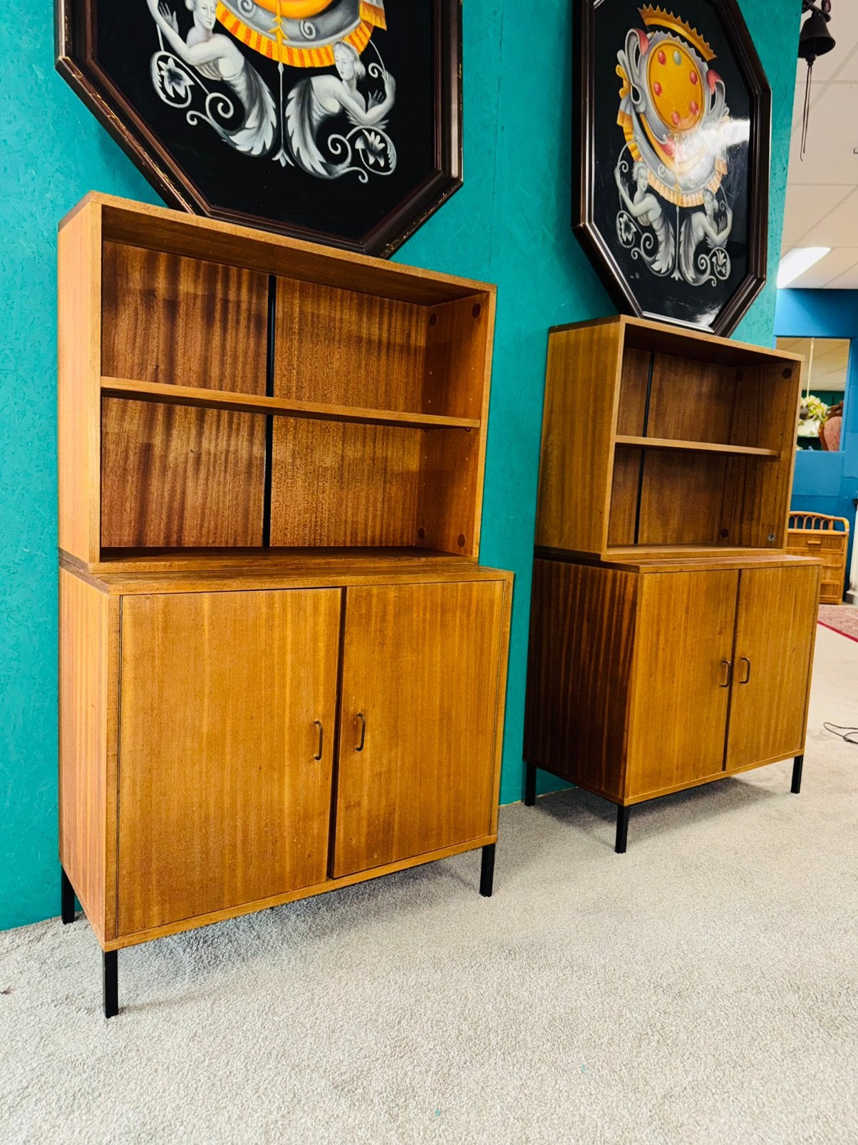 Twee vintage Simpla Lux kastjes, Ophalen, Huis en Inrichting