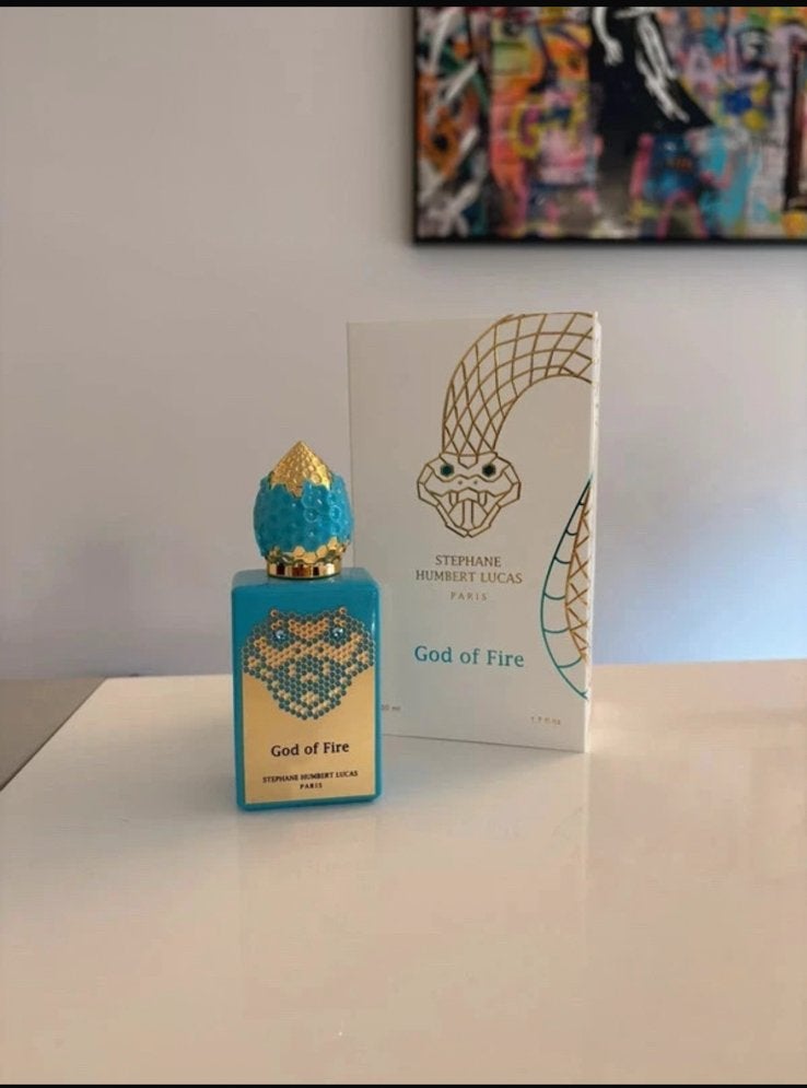God of fire 50 ml, Verzamelen, Boekenleggers, Ophalen of Verzenden, Zo goed als nieuw, Overige onderwerpen