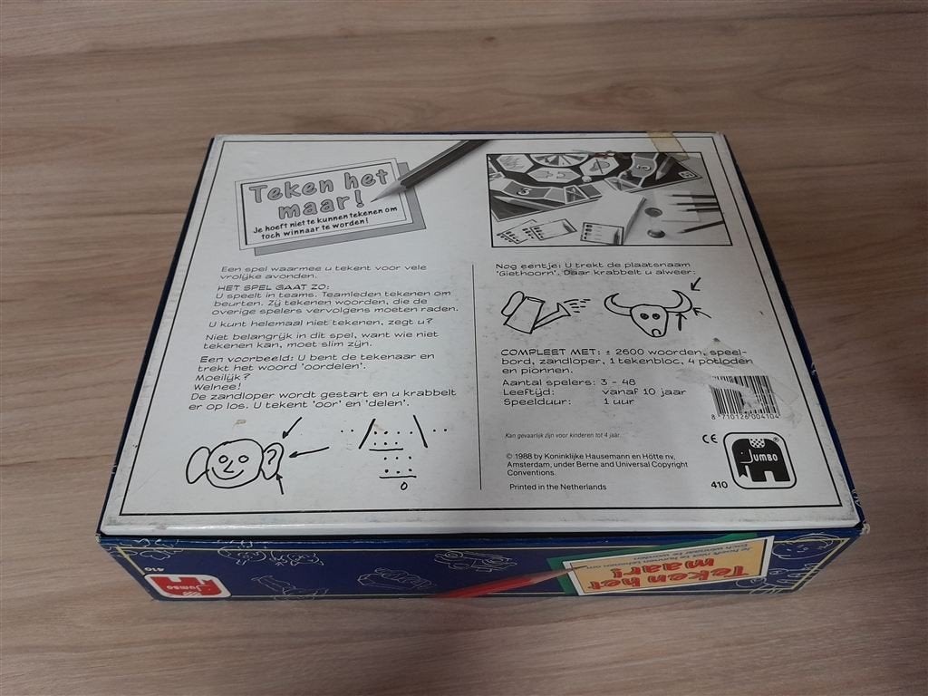 Teken het maar - s1318, Hobby en Vrije tijd, Gezelschapsspellen | Bordspellen, Verzenden, Zo goed als nieuw