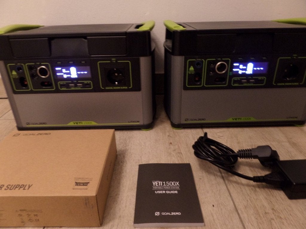 2x Powerstation Goal Zero Yeti 1500X, Ophalen of Verzenden, Zo goed als nieuw