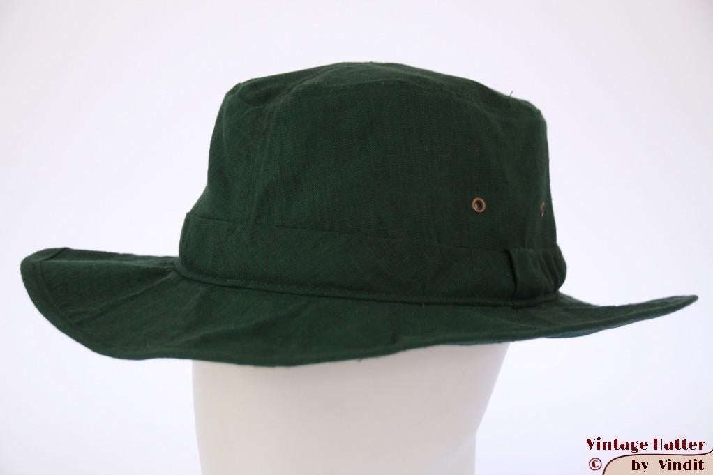 Cricket outdoor safari hoed groen linnen 59 en 60 nieuw, Kleding | Heren, Hoeden en Petten, Ophalen of Verzenden, Nieuw, 60 cm (XL, 7½ inch) of meer