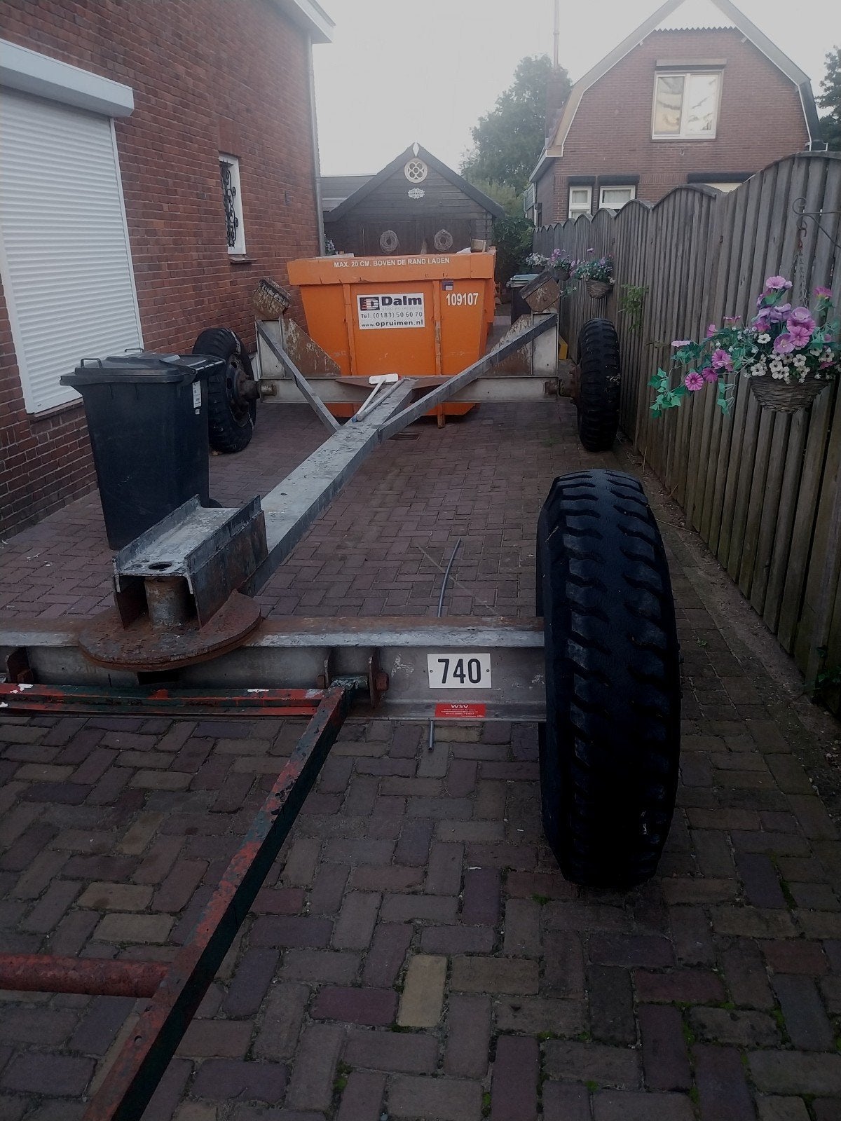 zware botenkar, Watersport en Boten, Ophalen, Gebruikt, 9 meter of meer, Stallingstrailer