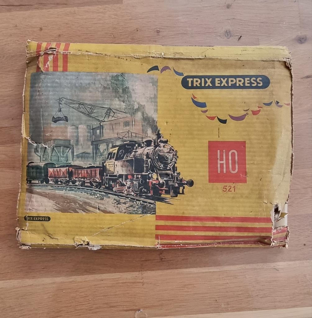 Vintage Trix Express Treinset HO 521 - Niet Compleet, Gelijkstroom, Trix, Ophalen of Verzenden, Analoog